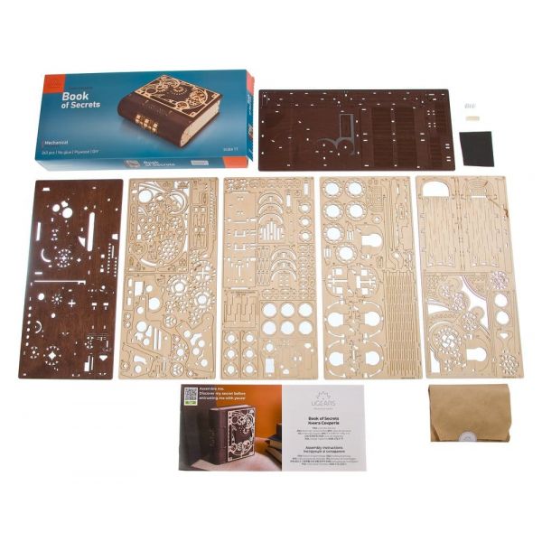 Ugears 3D Wooden Puzzle Book of Secrets Additional Image 8