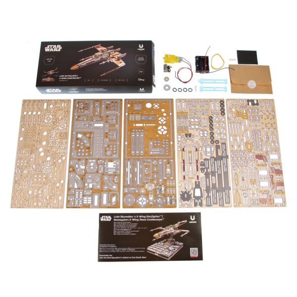 Star Wars 3D Wooden Puzzle Luke Skywalker's X-Wing Starfighter Additional Image 8