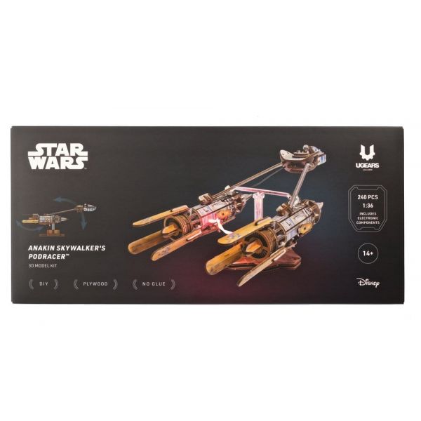 Star Wars 3D Wooden Puzzle Anakin Skywalker's Podracer Additional Image 6