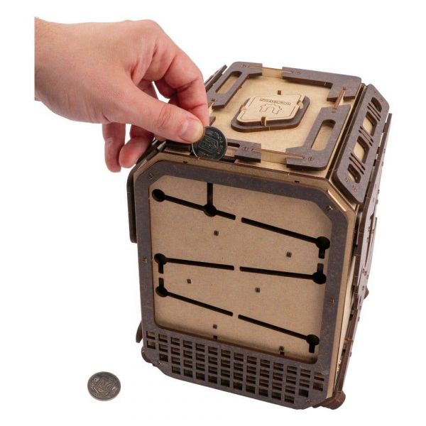 Ugears 3D Wooden Model Kit Safe Too 17 cm Additional Image 8