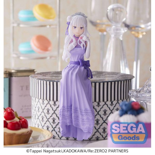 Emilia (Dressed-Up Party) PM Perching Figure (Re:Zero - Starting Life in Another World: Lost in Memories) Additional Image 1