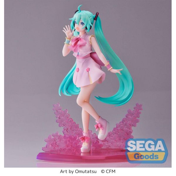 Luminasta Sakura Miku Omutatsu Ver. Statue (Hatsune Miku) Additional Image 1