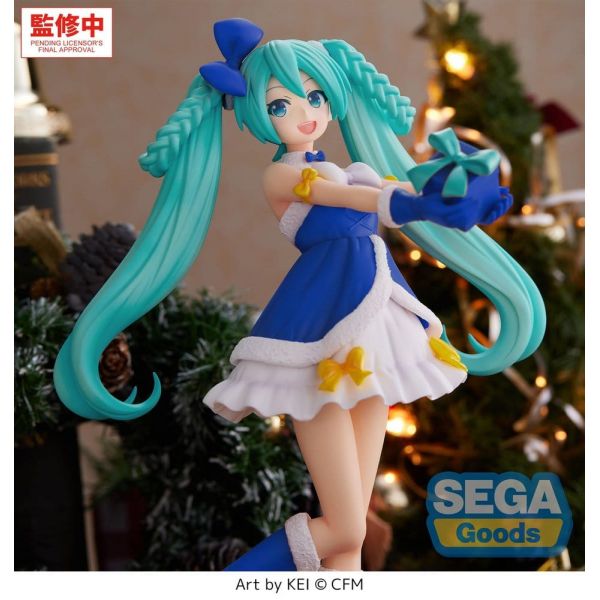 High Premium Hatsune Miku Sapphire Christmas Ver. (Character Vocal Series 01: Hatsune Miku) Additional Image 3