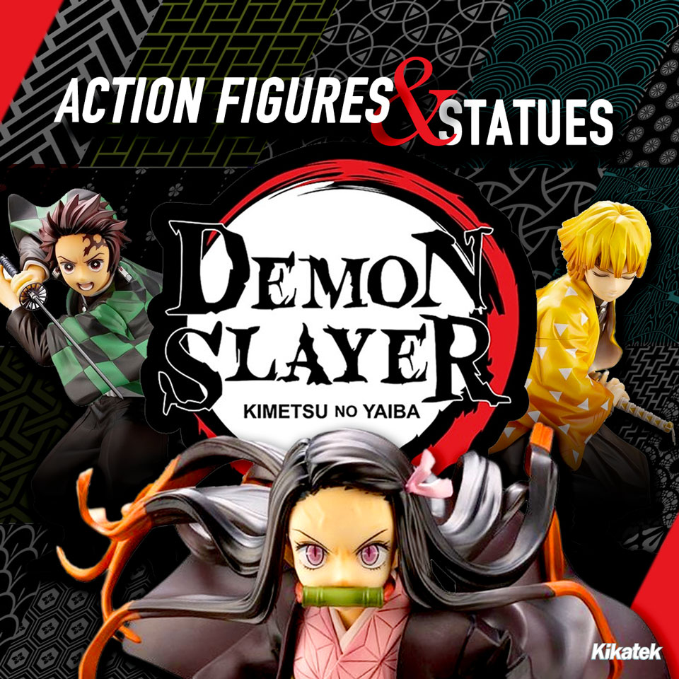 Promotional Banner for Demon Slayer: Kimetsu no Yaiba Action Figures and Statues