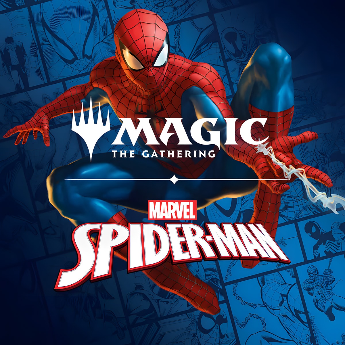 Promotional Banner for The Magic the Gathering: Marvel's Spider-Man set is now available