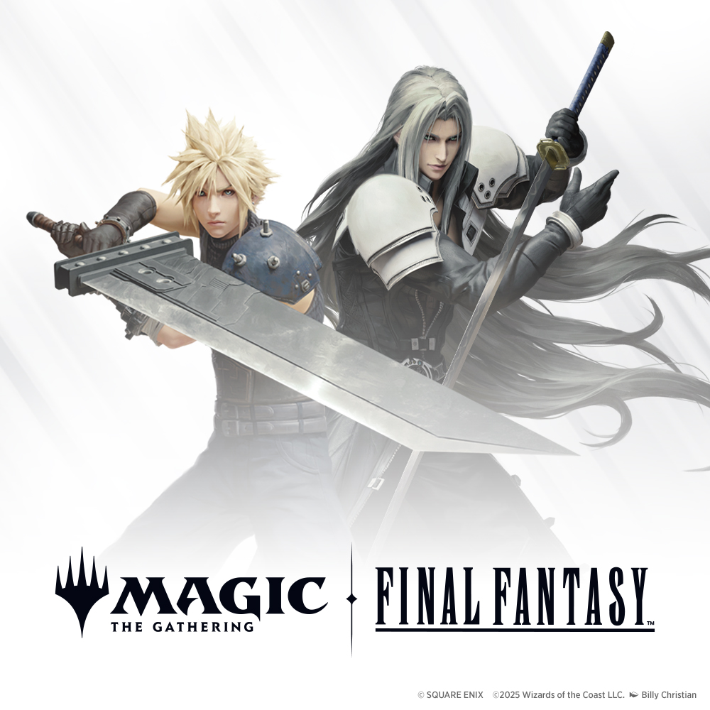 Promotional Banner for Final Fantasy MTG collection is here