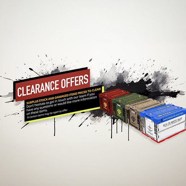 Promotional Banner for Clearance Sale &ndash; 50% Off! While stocks last